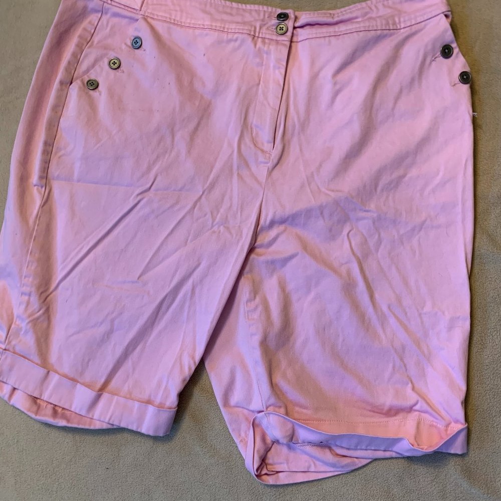 Pink Bermuda Shorts